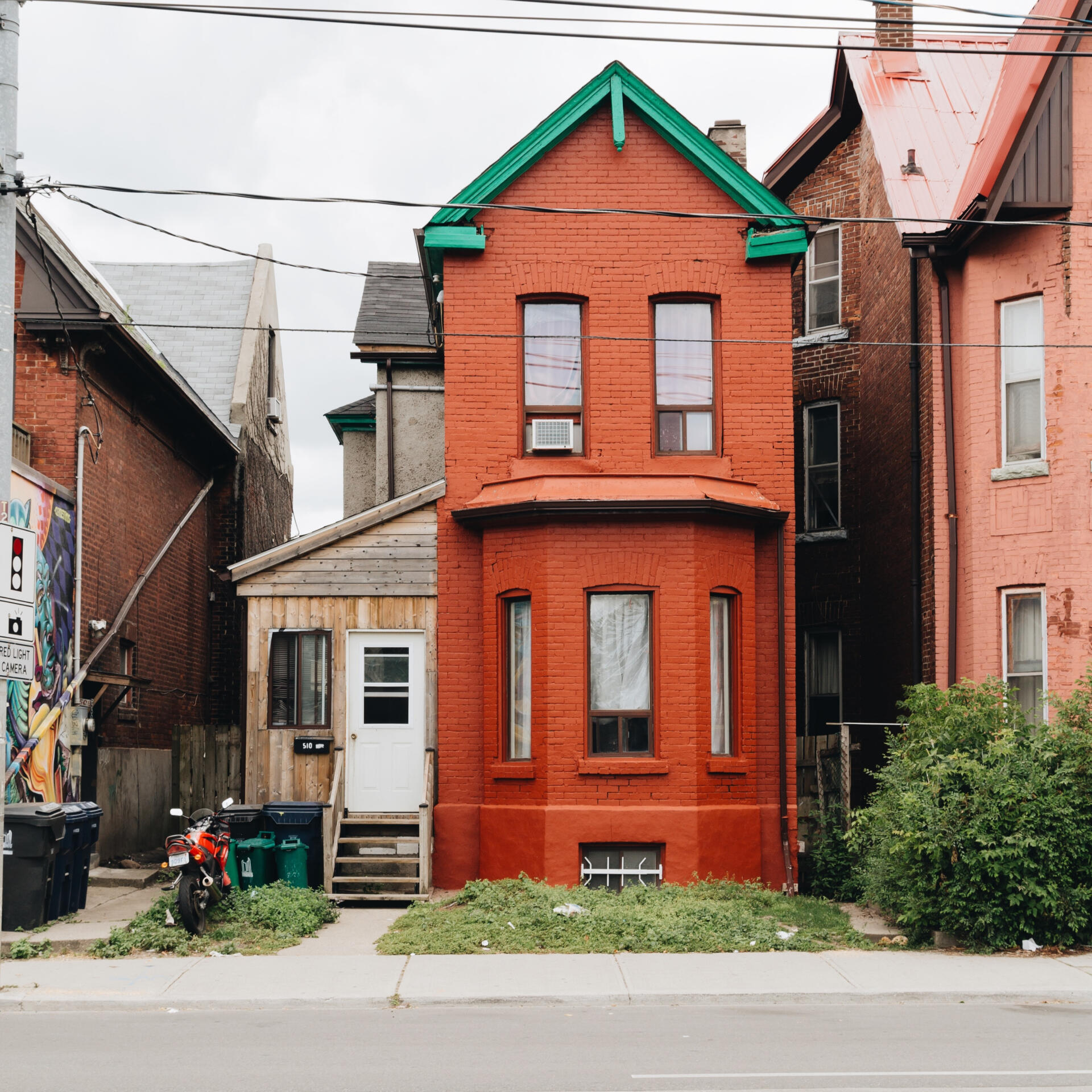 Red 2-storey house